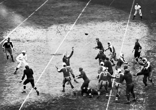 1934 Giants-Bears Action